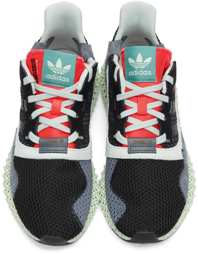 Adidas ZX 4000 Futurecraft 4D 'Black Onix' Shoes Men Women Sneaker Sale All Size US 7-11 Brain Dead Adidas Bowling Shoes