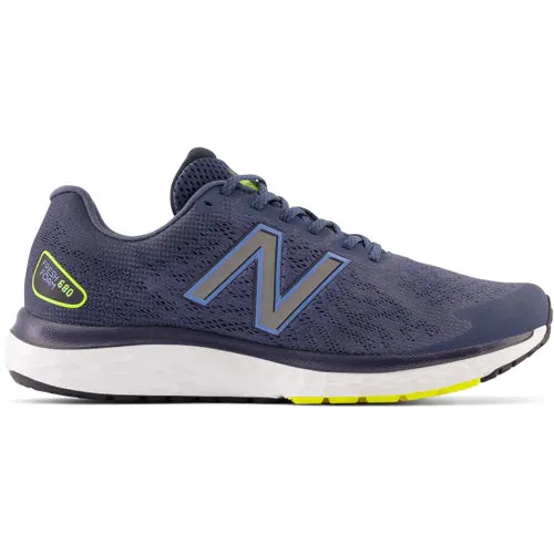 New Balance Men's Fresh Foam 680v7 - Navy New Balance Running Vintage
