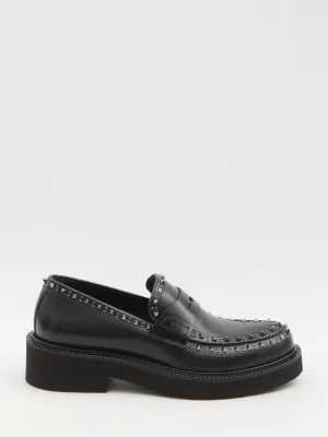 Fleece Lined Loafers Valentino Garavani Gentleglam Loafers
