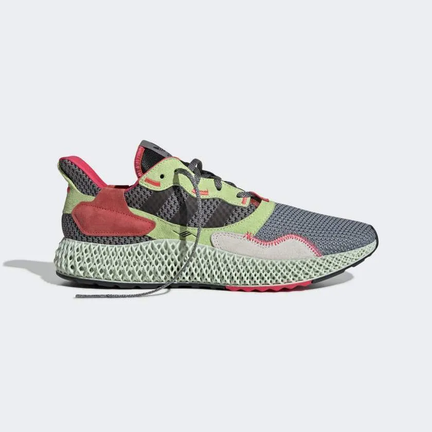 Adidas ZX 4000 Futurecraft 4D 'Grey Yellow' Shoes Men Women Sneaker Sale All Size US 7-11 Adidas Predator Indoor Football Shoes