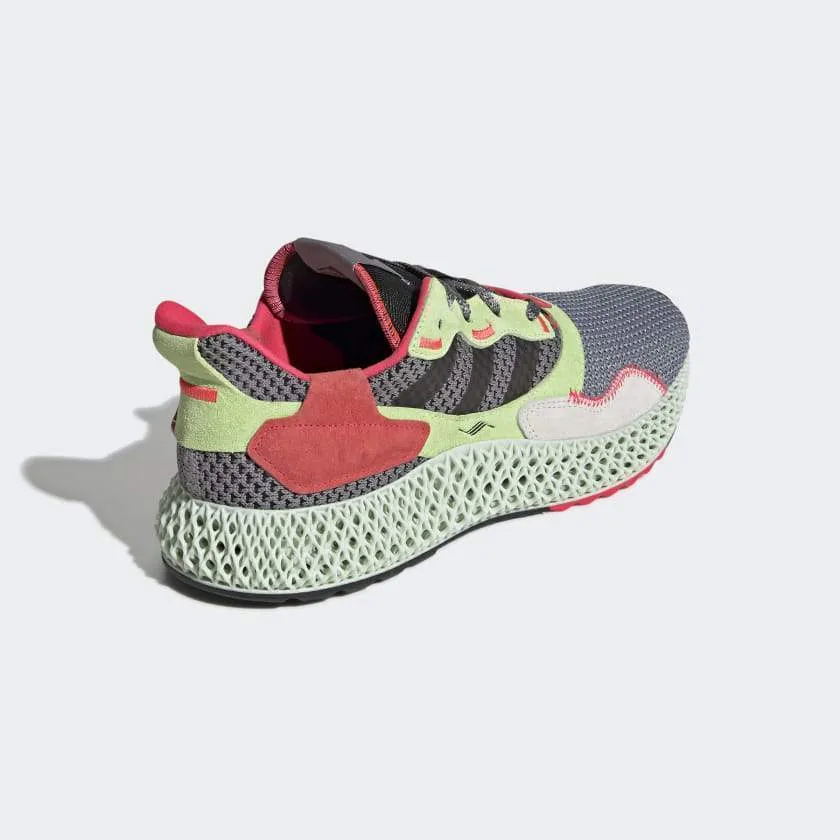 Adidas Zoysia Golf Shoes Adidas ZX 4000 Futurecraft 4D 'Grey Yellow' Shoes Men Women Sneaker Sale All Size US 7-11
