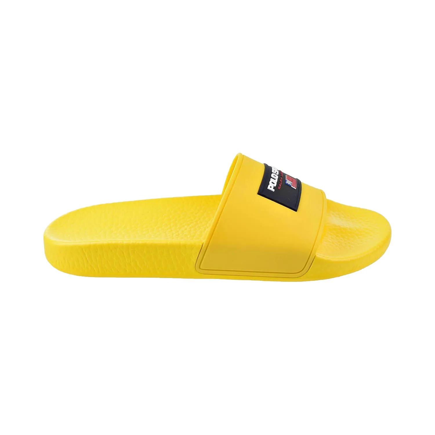 Slippers With Wool Lining Polo Ralph Lauren Sport Men's Slides Canary Yellow