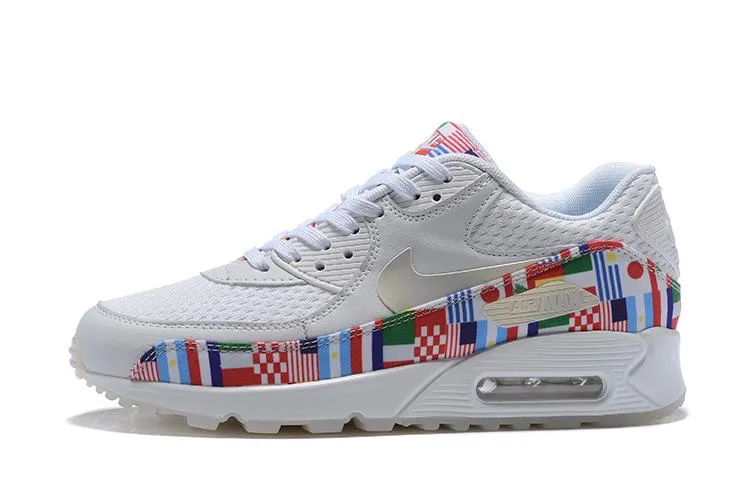 Nike Air Max 90 'One World White' Shoes Sneaker Sale Men Size US 7, 8, 8.5, 9, 10, 11 Asics Evoride Running Shoes