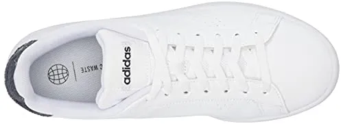 adidas Men's Advantage Racquetball Shoe, White/White/Ink, 10 Adidas Skateboarding Shoes High Top
