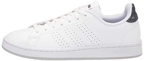 Adidas Grand Court Tennis Shoe adidas Men's Advantage Racquetball Shoe, White/White/Ink, 10