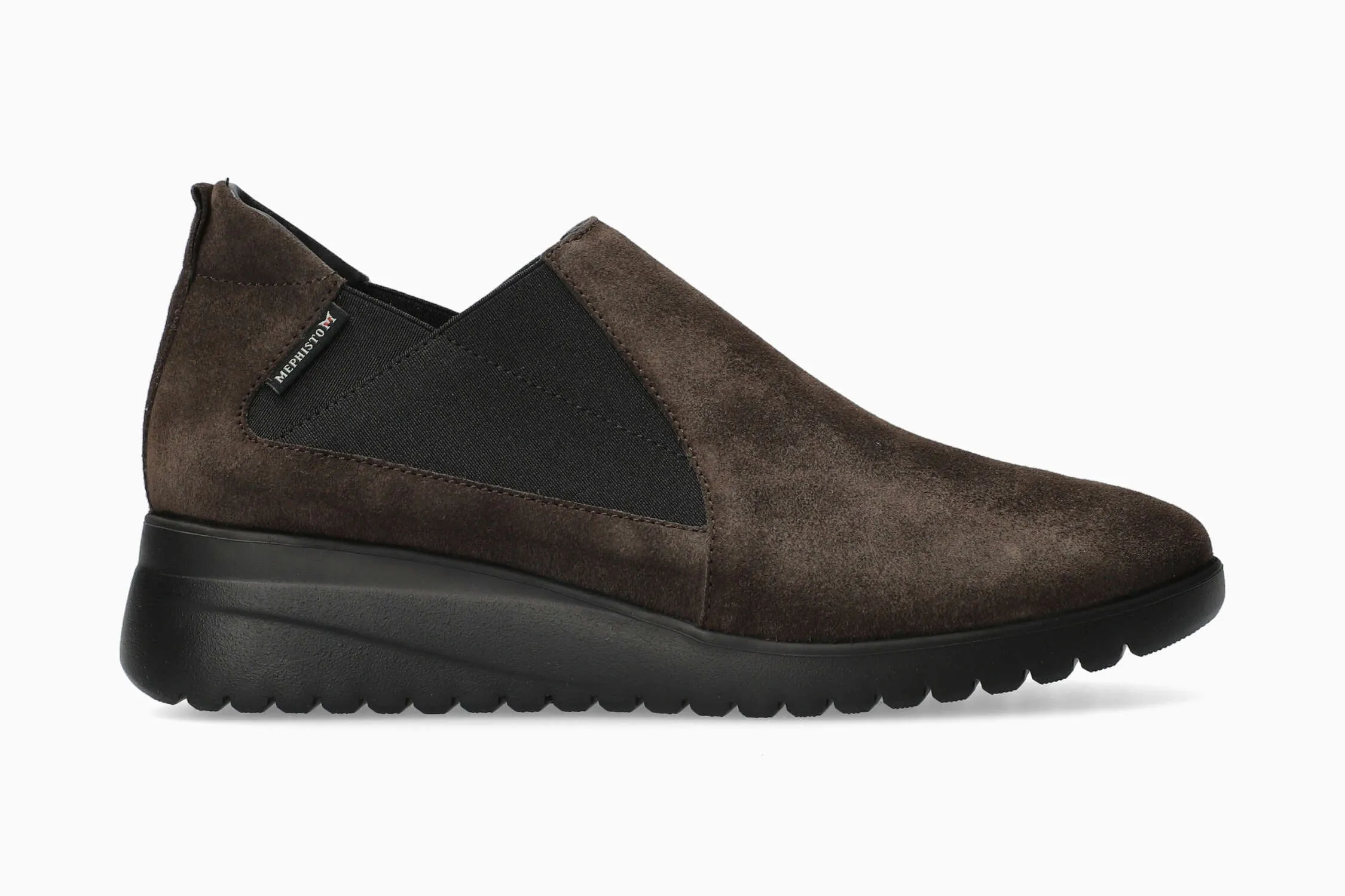 Ibelina - Dark Brown Comfy Slip On Shoes