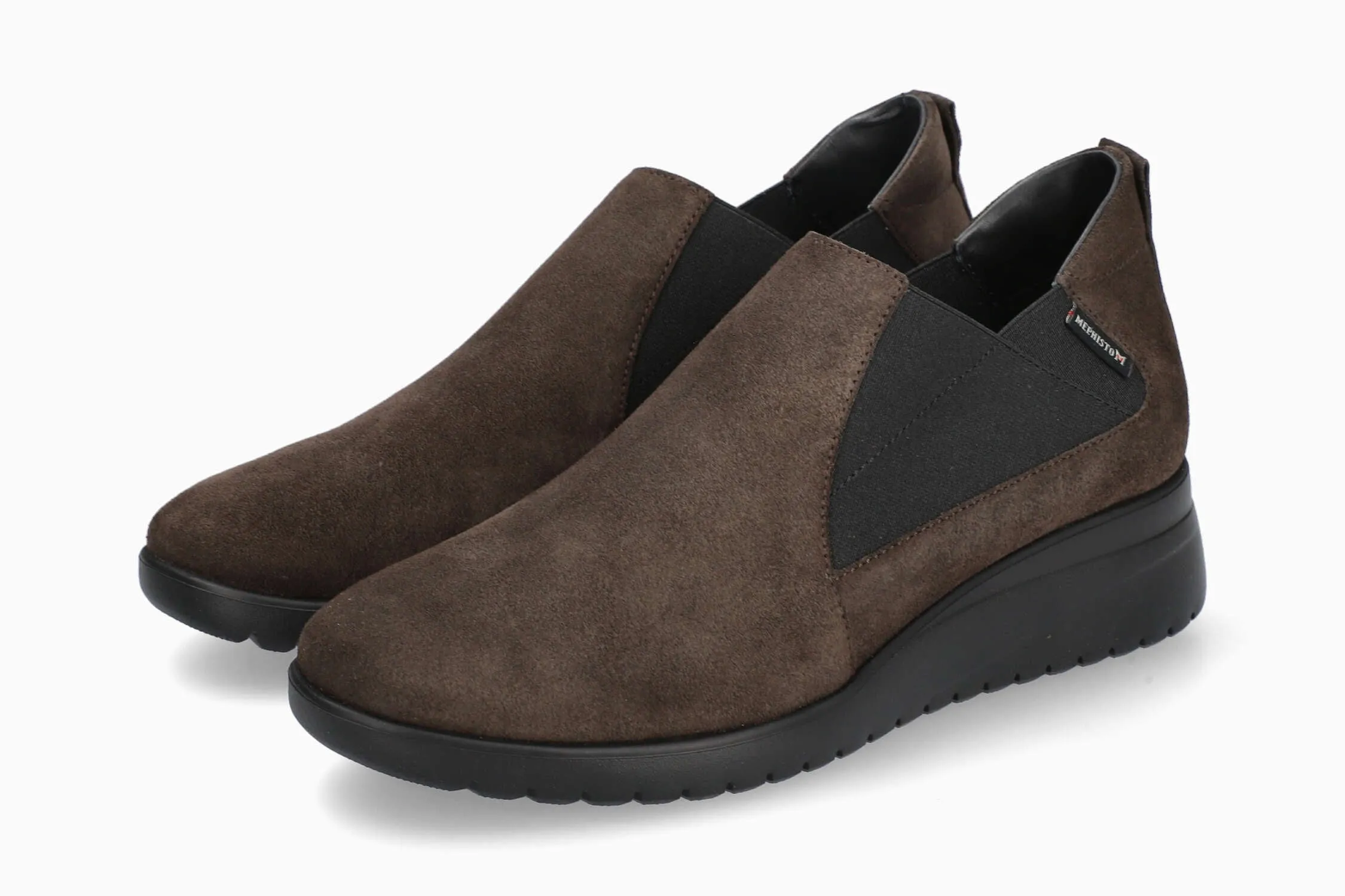 Ibelina - Dark Brown Knee High Slip On Boots