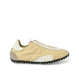 Sprinters Low Top Sneaker in Yellow/White/Antique White Sneakers To Wear With Suits