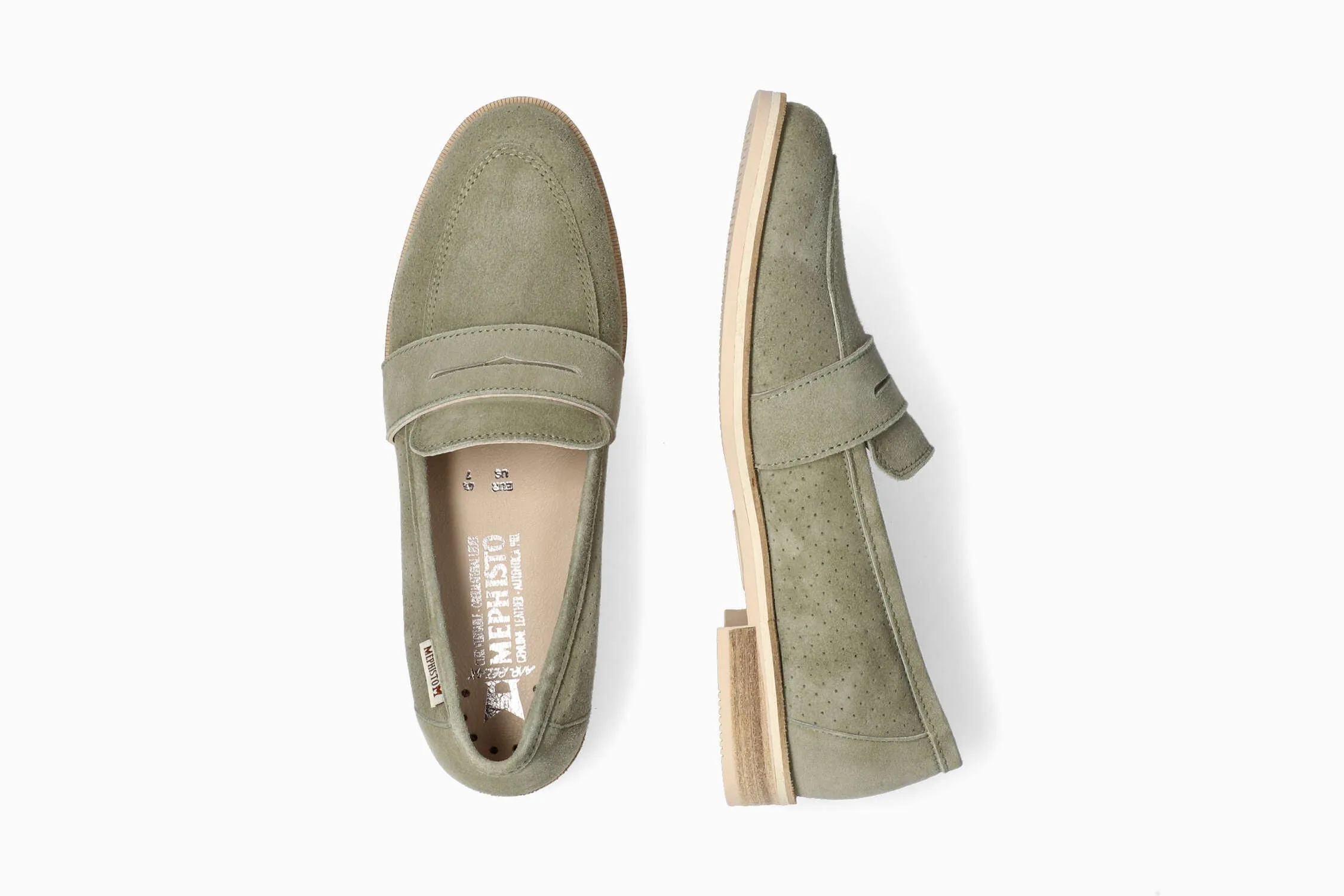 Hadele Perf - Light Khaki Mcallen Work Slip On