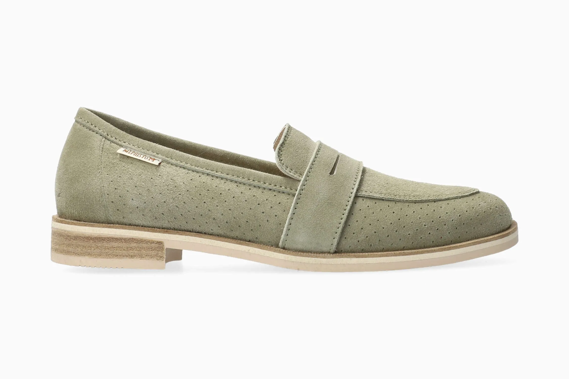Hadele Perf - Light Khaki Slip On Beach
