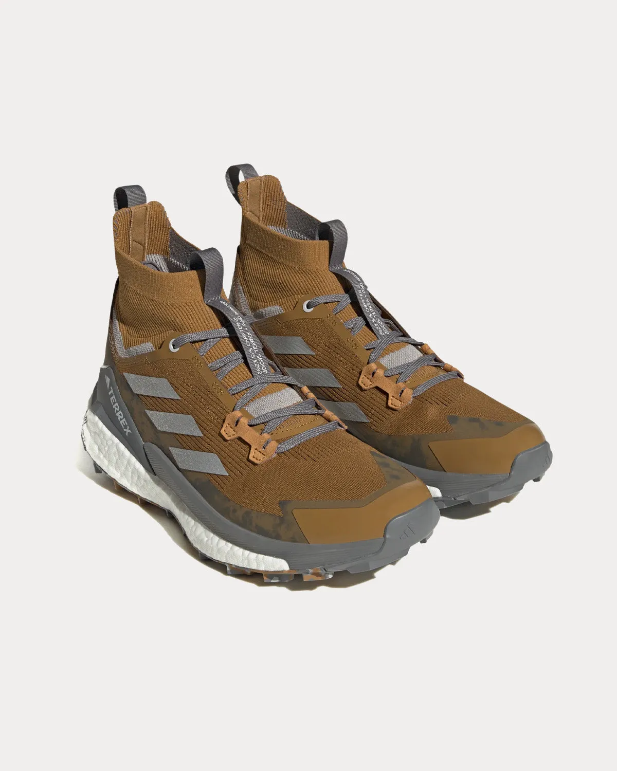 Terrex Adidas Hiking Shoes Terrex Free Hiker 2.0 Bronze Strata / Matte Silver / Grey Four Running Shoes