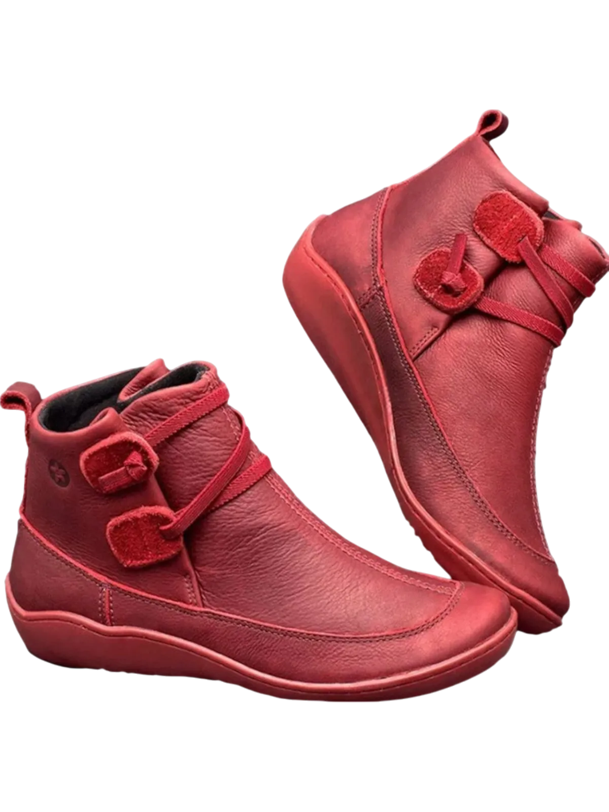 Harper Retro Mid-Calf Martin Boots Western Boot Sandals