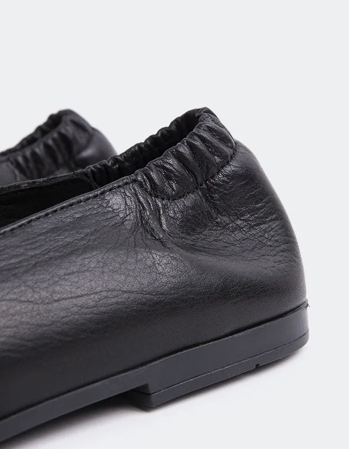 Medici Black Leather Liberato Loafers