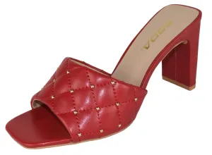 JELLO-S Red Soda Gladiator Flat Sandals