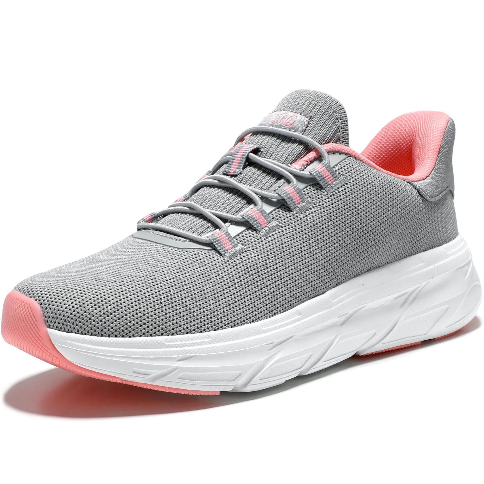 Top Cheap Sneakers STQ Women's Slip On Walking Shoes Active Cushion Comfortable Tennis Breathable Non Slip Athletic Gym Workout Cross Training Sneakers