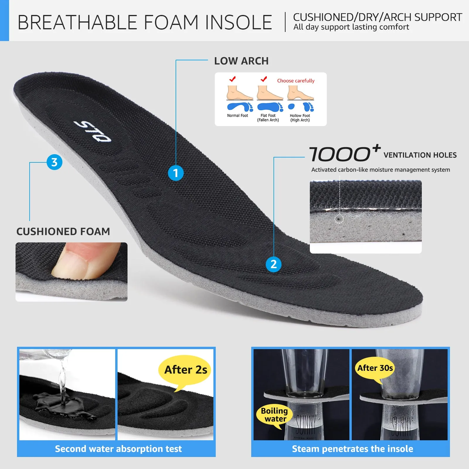 STQ Women's Slip On Walking Shoes Active Cushion Comfortable Tennis Breathable Non Slip Athletic Gym Workout Cross Training Sneakers Sneakers Exercise Videos