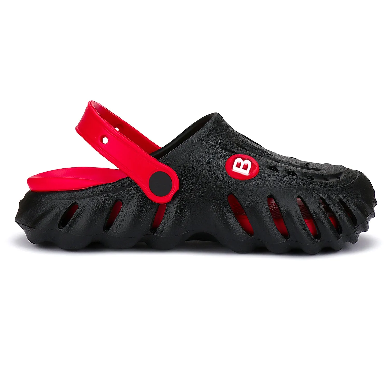 Slippers Home Bersache Extra Soft Classic Casual with Back Strap Regular wear with Ultra Soft & Flexibility Technology Flip-Flop for Men's/ boy,s 6006- (Black)