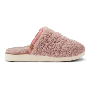 OluKai Women's Pupu Mua Slippers- Pink Sea Salt Orthopedic Slippers With Arch Support