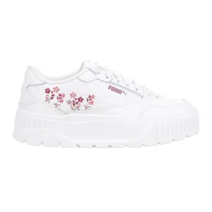 Puma Shoes Tennis Karmen II Idol Novelty Embroidered Floral Lace Up Sneakers