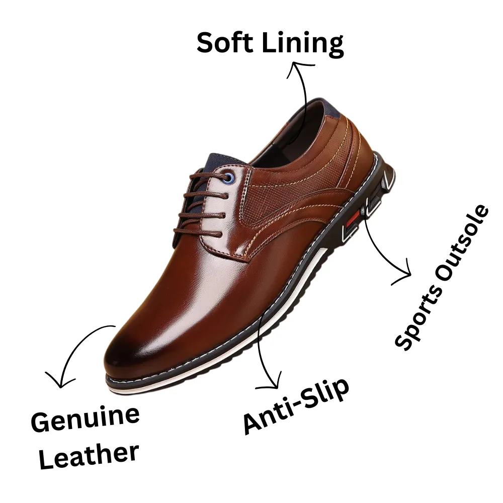 Work Boots Low Cut Men Oxford Dress Shoes - Stay Comfortable in every occasion Work, Office or at Party