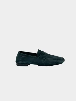 Informal Midnight Loafers Linen Loafers