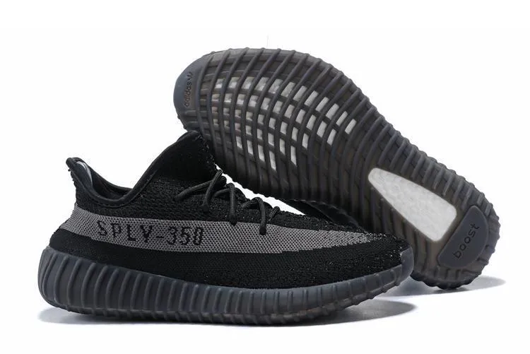 Adidas YEEZY BOOST 350 V2 'Black Grey' Shoes Men Women Sneaker Sale All Size US 7-11 Ortholite Adidas Shoes