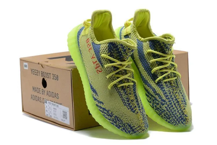 Adidas YEEZY BOOST 350 V2 'Semi Frozen Yellow' Shoes Men Women Sneaker Sale All Size US 7-11 Torsion System Adidas Shoes