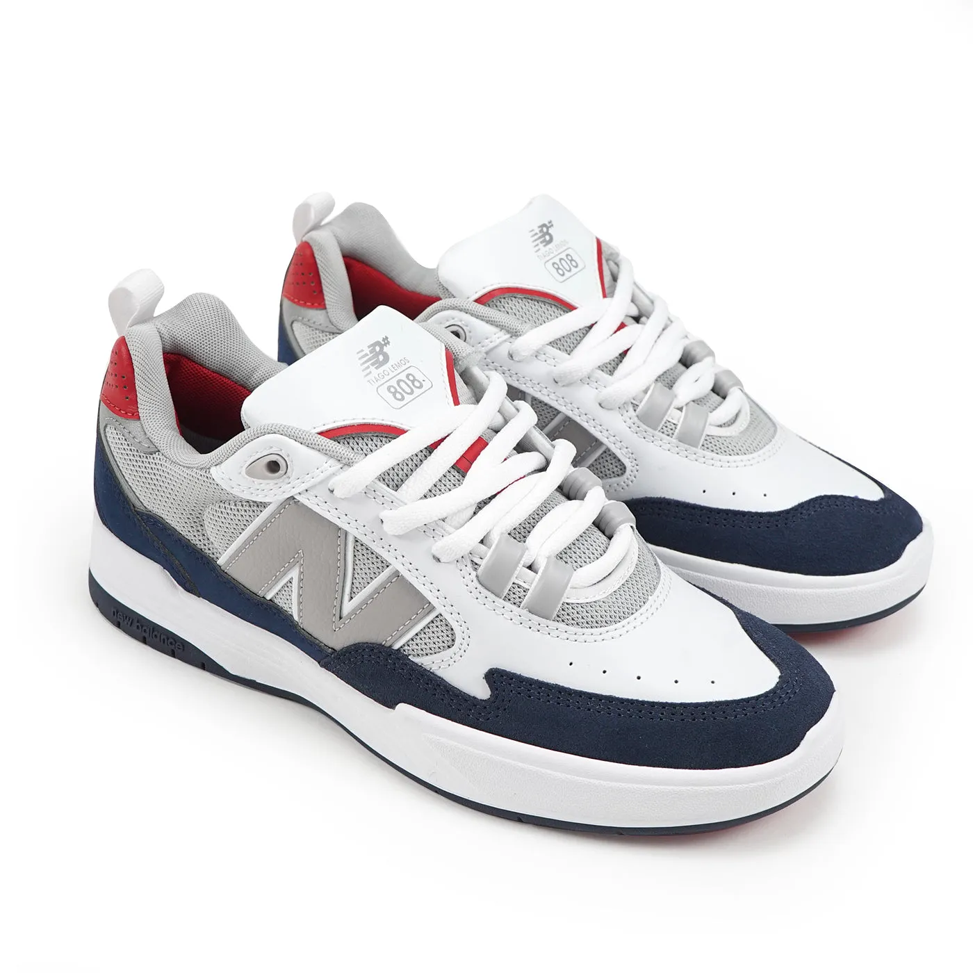 New Balance Numeric 808 Tiago Shoes - White / Navy New Balance 9060 Big Kids