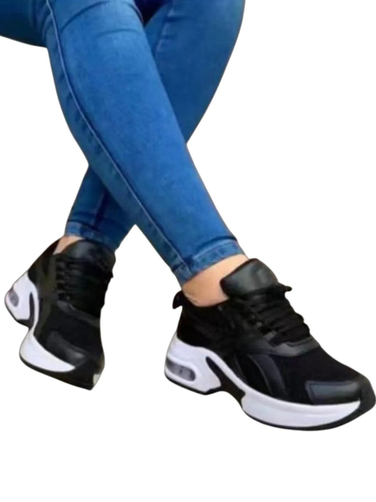 Vivian Air Cushion Low-Top Sneakers Flip Flops Vs Sandals