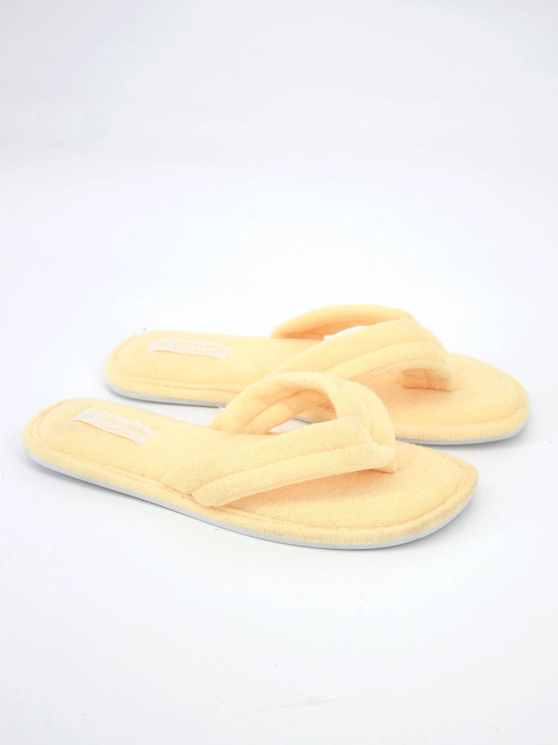 Slippers T.j. Maxx Women's Textured Thong Slipper,Yellow