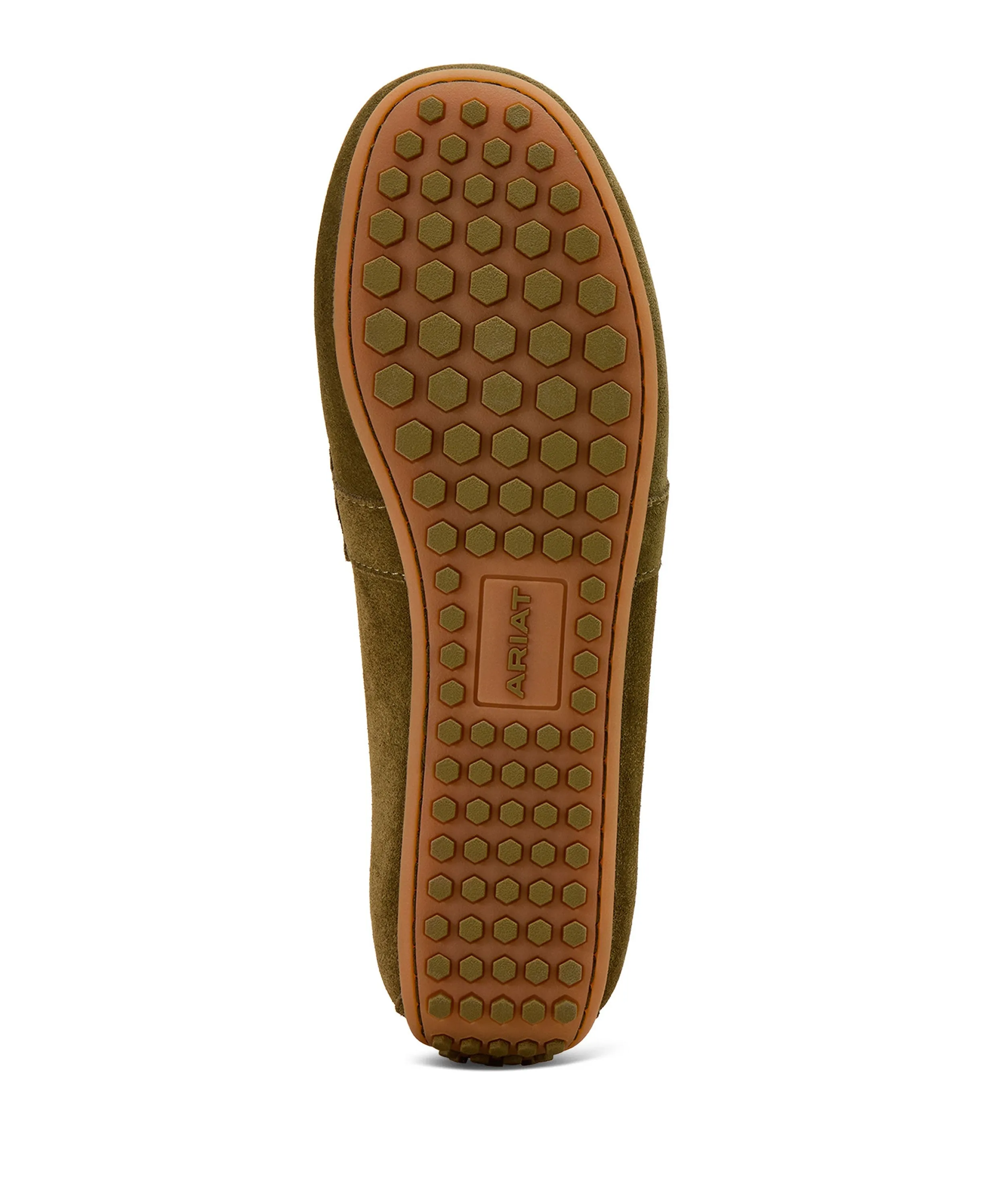 Selene Driving Moc - Dark Olive Suede Pull And Bear Loafers