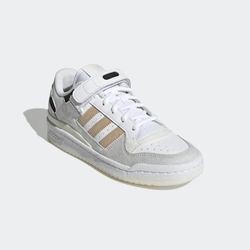 Adidas Make Your Own Shoe Forum Low Shoes (Cloud White   Magic Beige   Core Black)