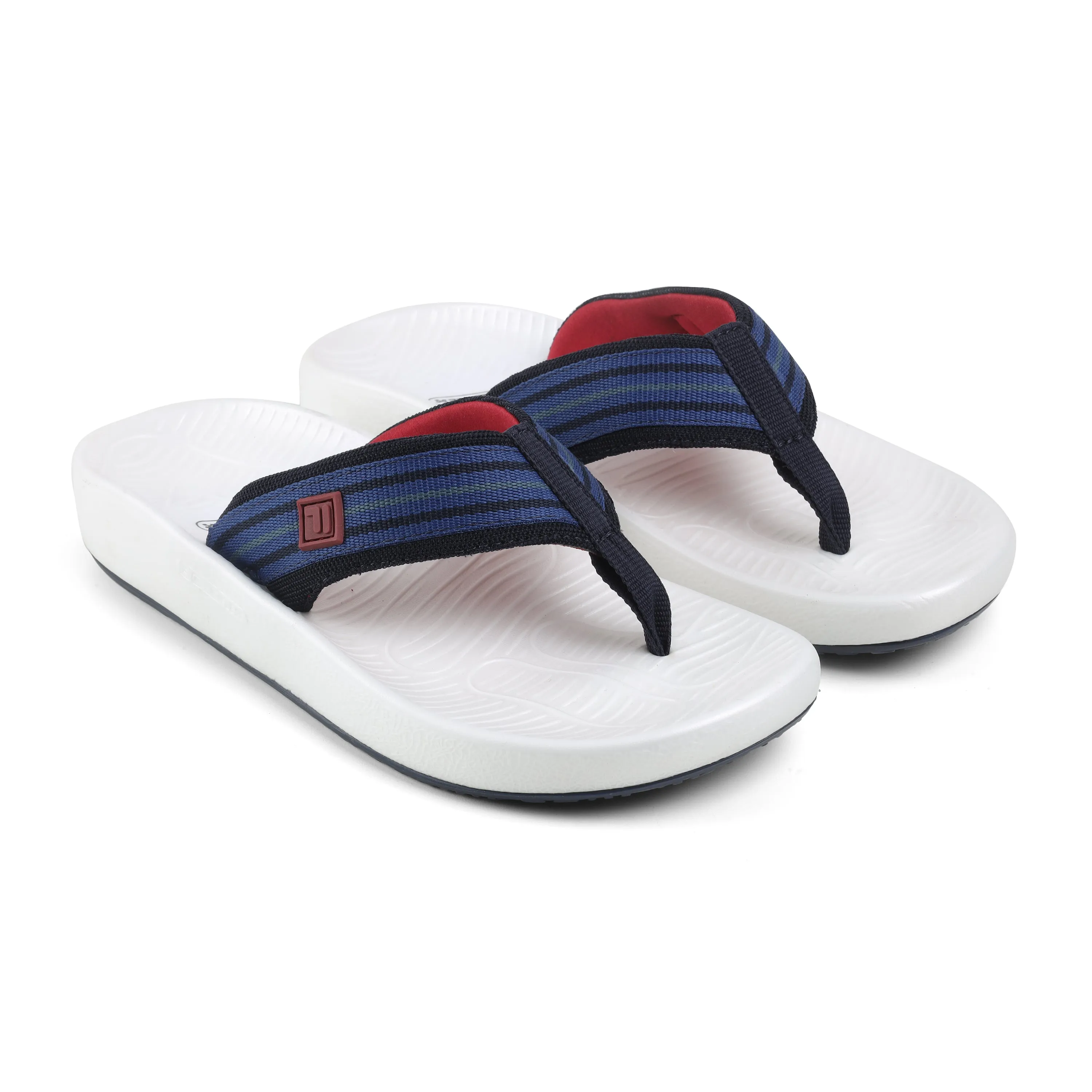 Fila Men Navy Ario Mel Thong Good Sandals For High Arches