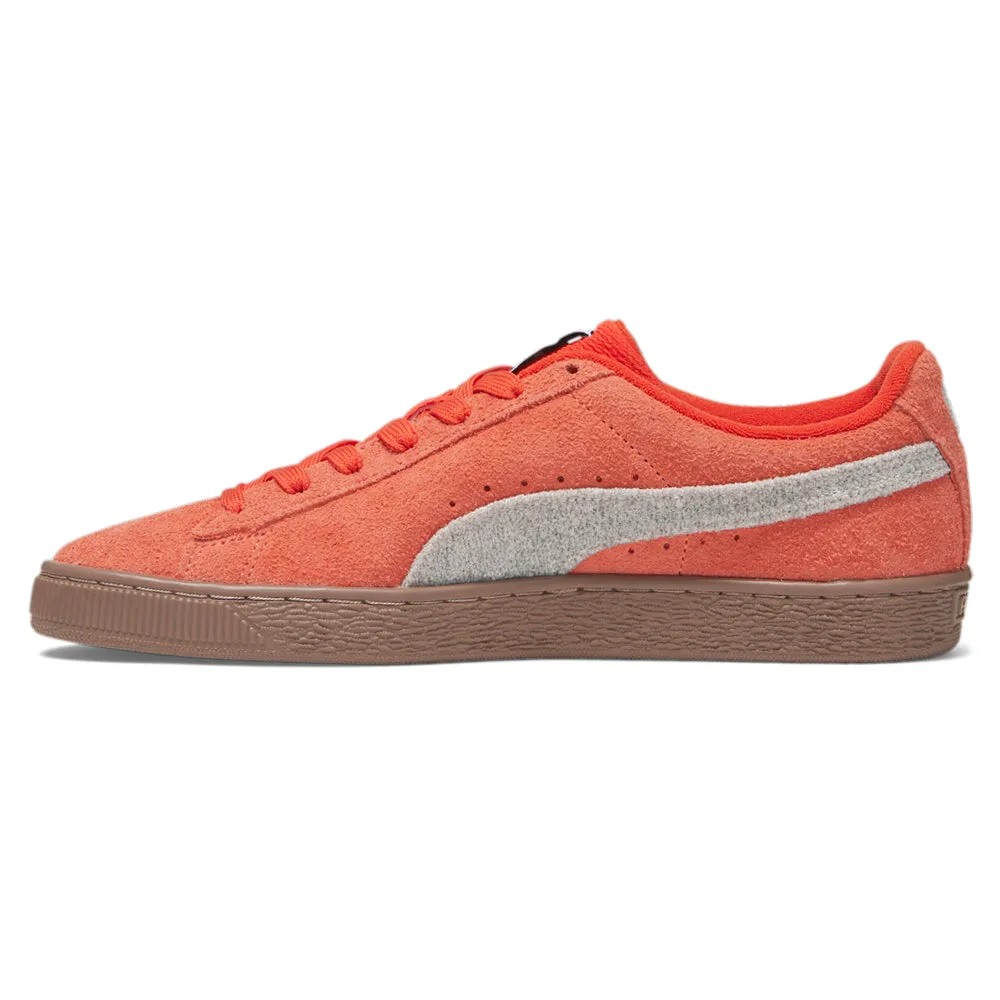 Puma Composite Toe Running Shoes Suede N & T Lace Up Sneakers