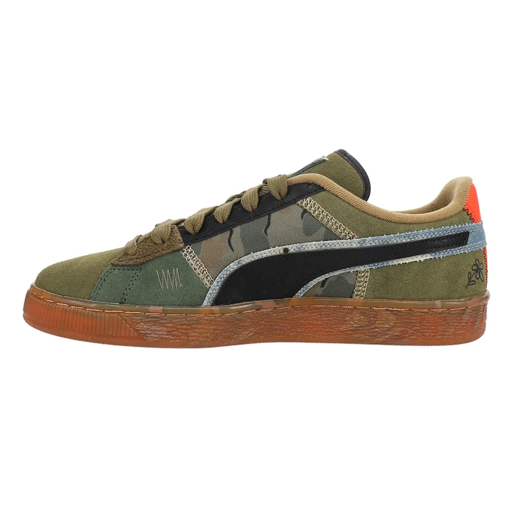 Puma Gs-one Golf Shoe Suede Peace And Love Flagship Camo Lace Up Sneakers