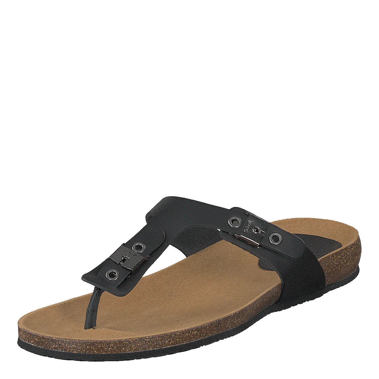 Bimini 2,0 Black White Sequin Flip Flops