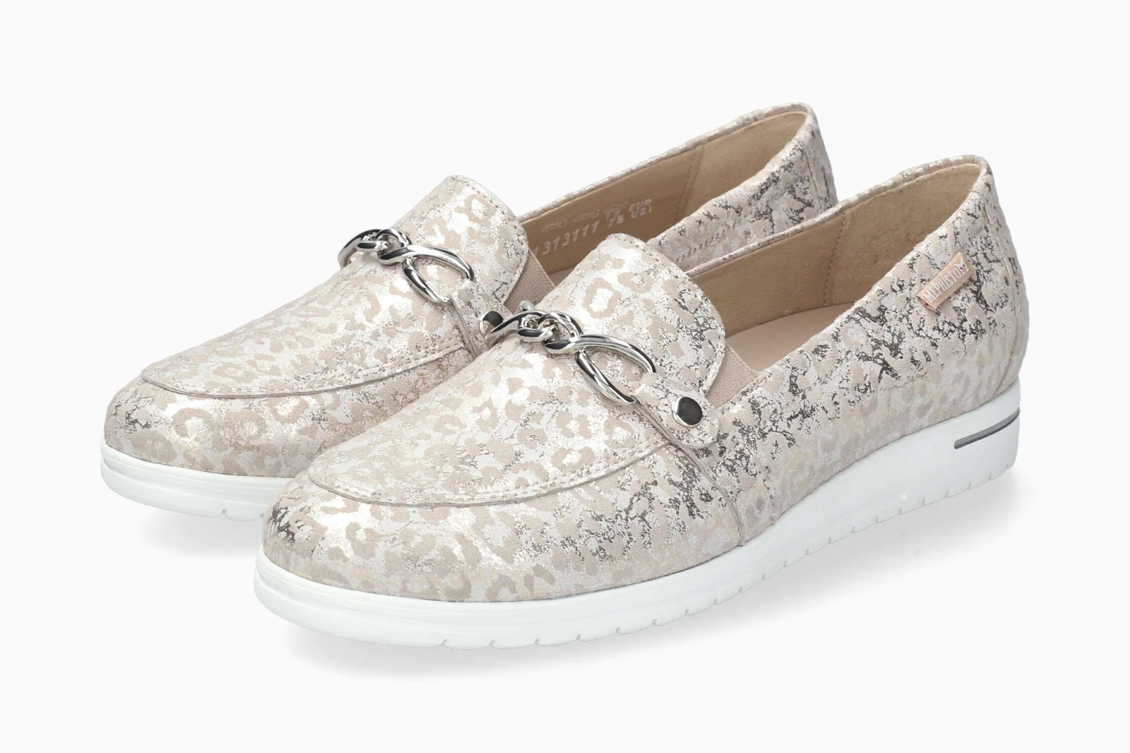 Juliana - Light Sand Slip-on Platform Checkerboard