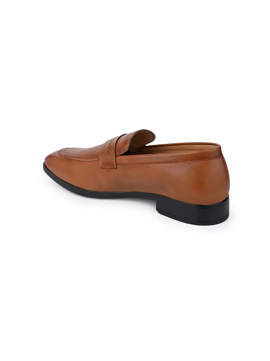 Cute Slip On Esmee Tan Men Formal Classic Slip Ons