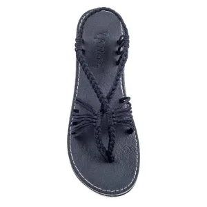 Plaka Black Seashell Flat Sandal Florsheim Tassel Loafers