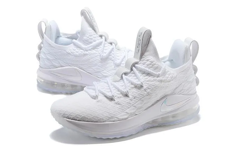 Nike Lebron XV 15 Low EP All White Men Shoes !!! CYBER MONDAY SALE !!! Saucony Vs Asics Walking