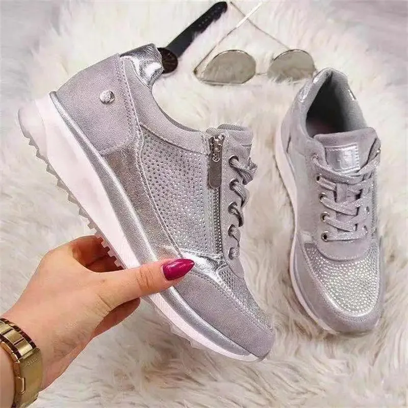 Ssense Sneakers Women's Vulcanize Wedge Sneakers Shoes