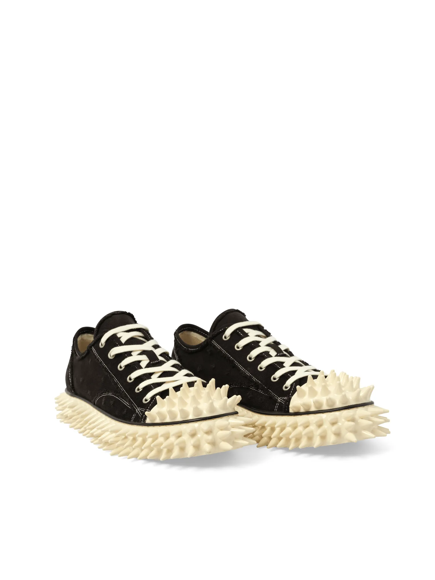 Spiky Canvas Sneaker in Black Sneakers 1992 Movie