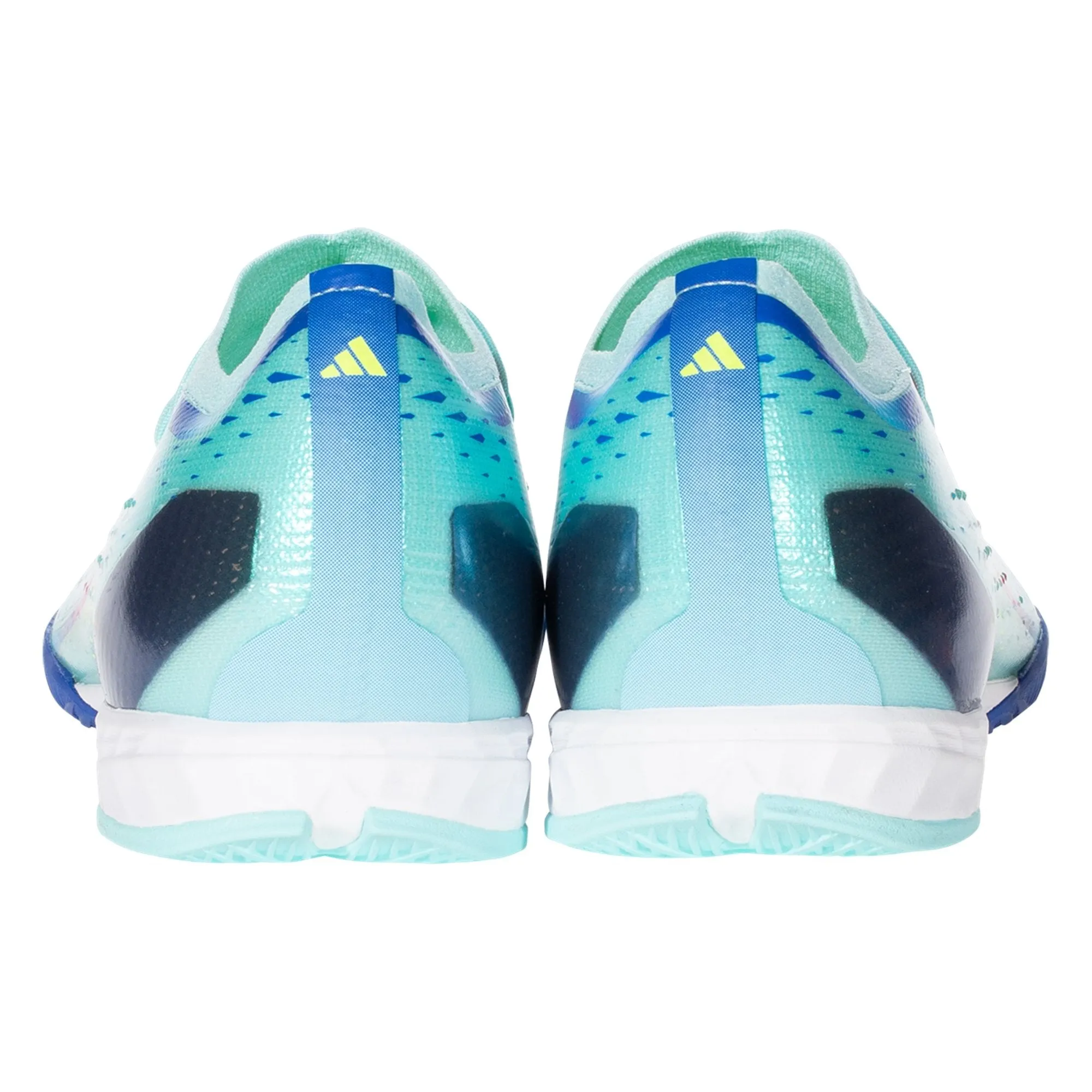 adidas X Speedportal.1 IN Indoor Soccer Shoe - Clear Aqua/Solar Red/Power Blue Race Walking Shoes Adidas