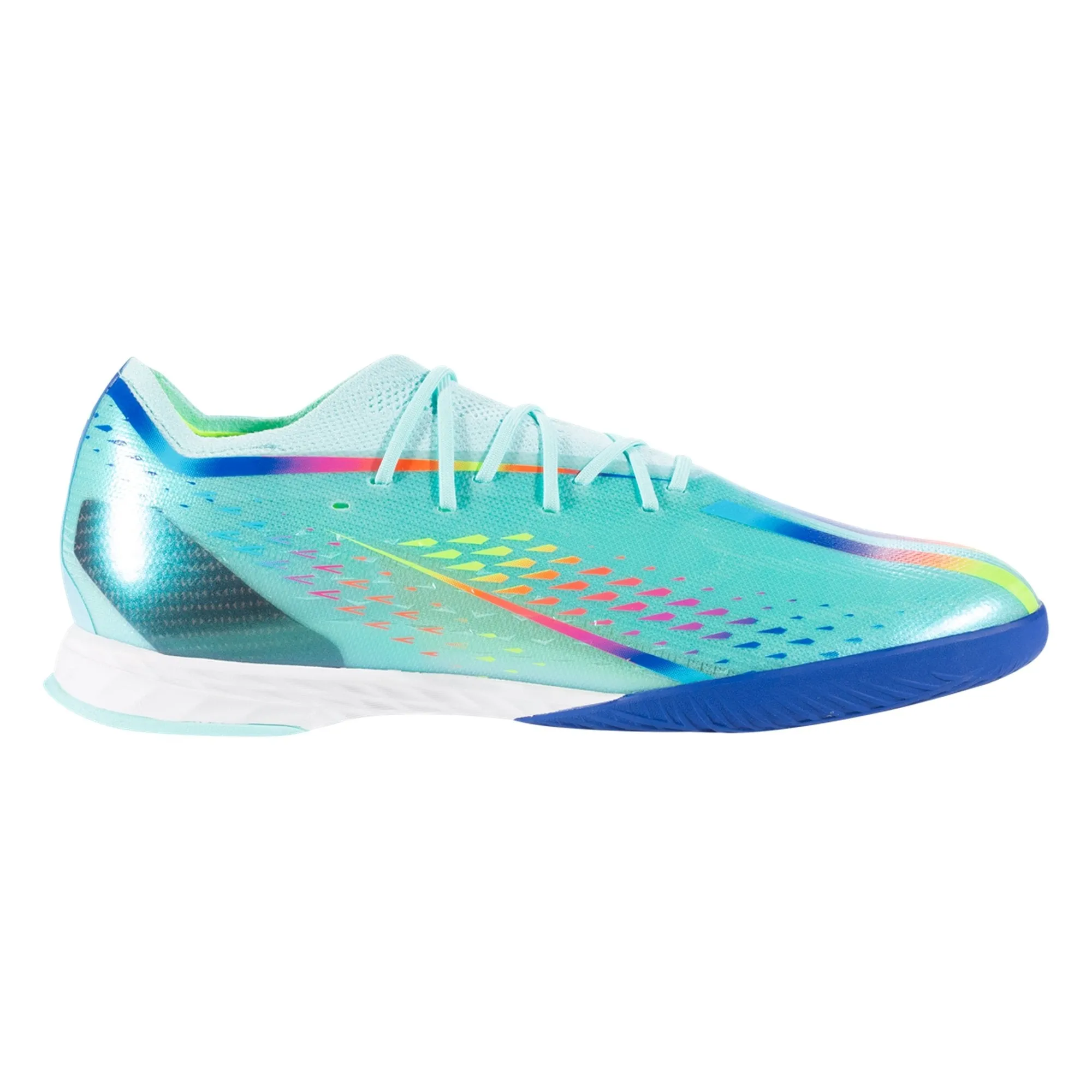 Ku Adidas Shoes adidas X Speedportal.1 IN Indoor Soccer Shoe - Clear Aqua/Solar Red/Power Blue