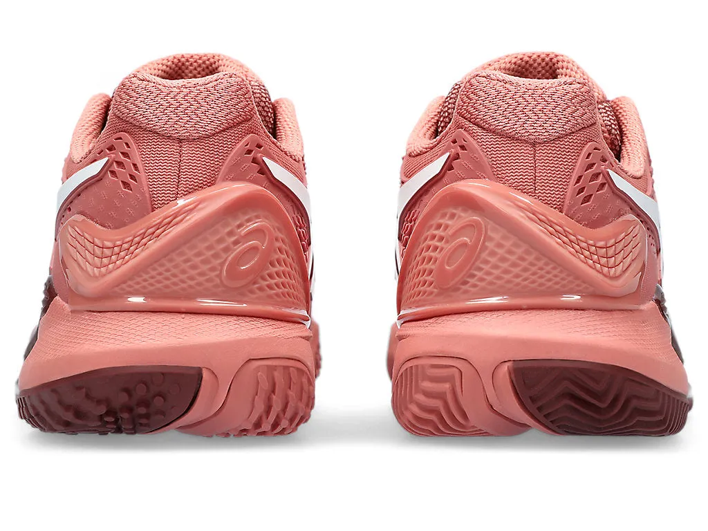 Asics Running Shoes True To Size Asics Women's GEL-RESOLUTION 9 CLAY CPS Shoes in Light Garnet/White