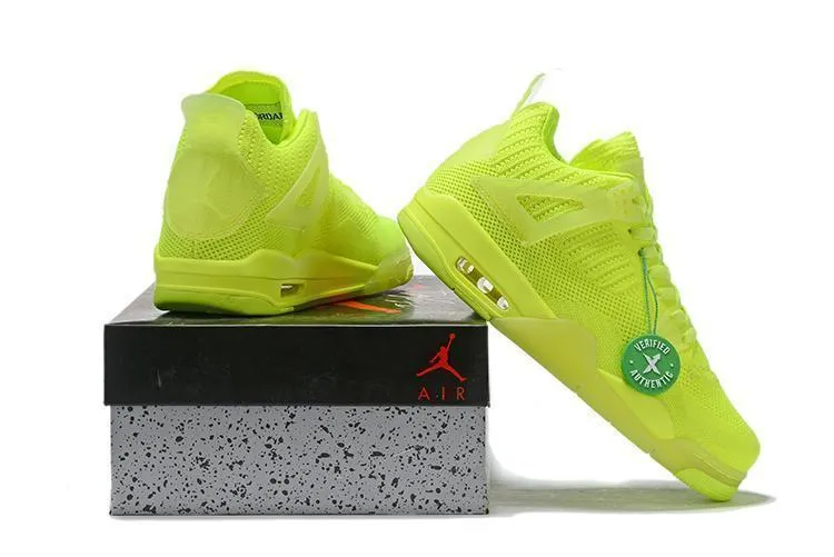 Nike Air Jordan 4 Flyknit 'VOLT' Basketball Men !!! CYBER MONDAY SALE !!! Asics Gel Kayano 32 Running Shoes