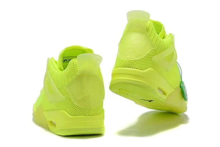 Nike Air Jordan 4 Flyknit 'VOLT' Basketball Men !!! CYBER MONDAY SALE !!! Asics Shoes Kayano 21
