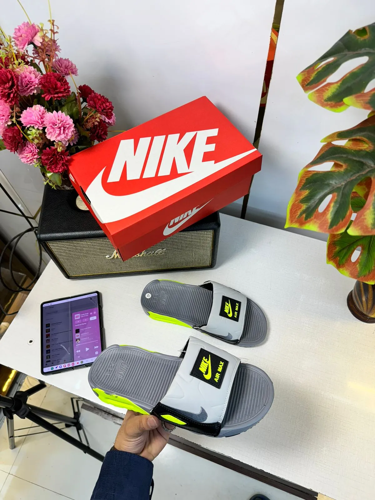 Air Max 90 Slide Flip Flops For Men Asics Wrestling Shoes Evo