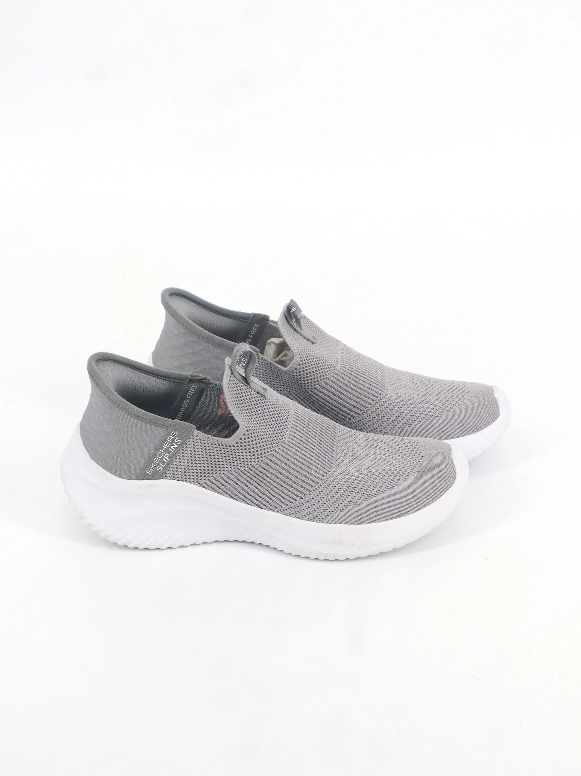 Flat Feather Shoes Women's Slip On Casual  Shoes,Grey
