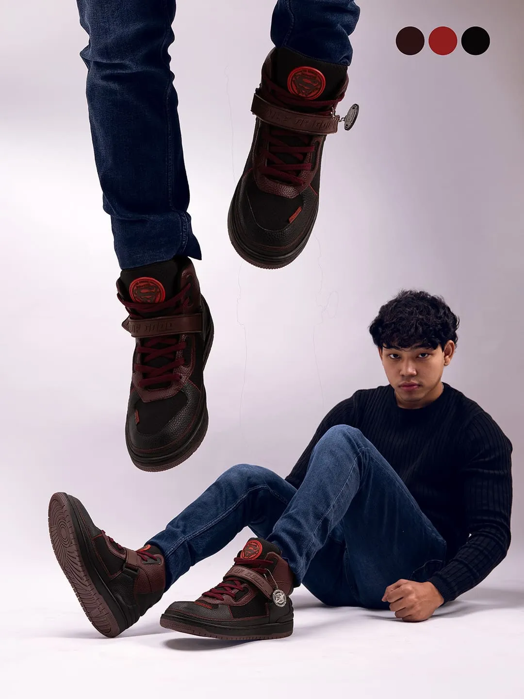 Wedge Sneakers Superman with Bacca Bucci: Step Into the Legend